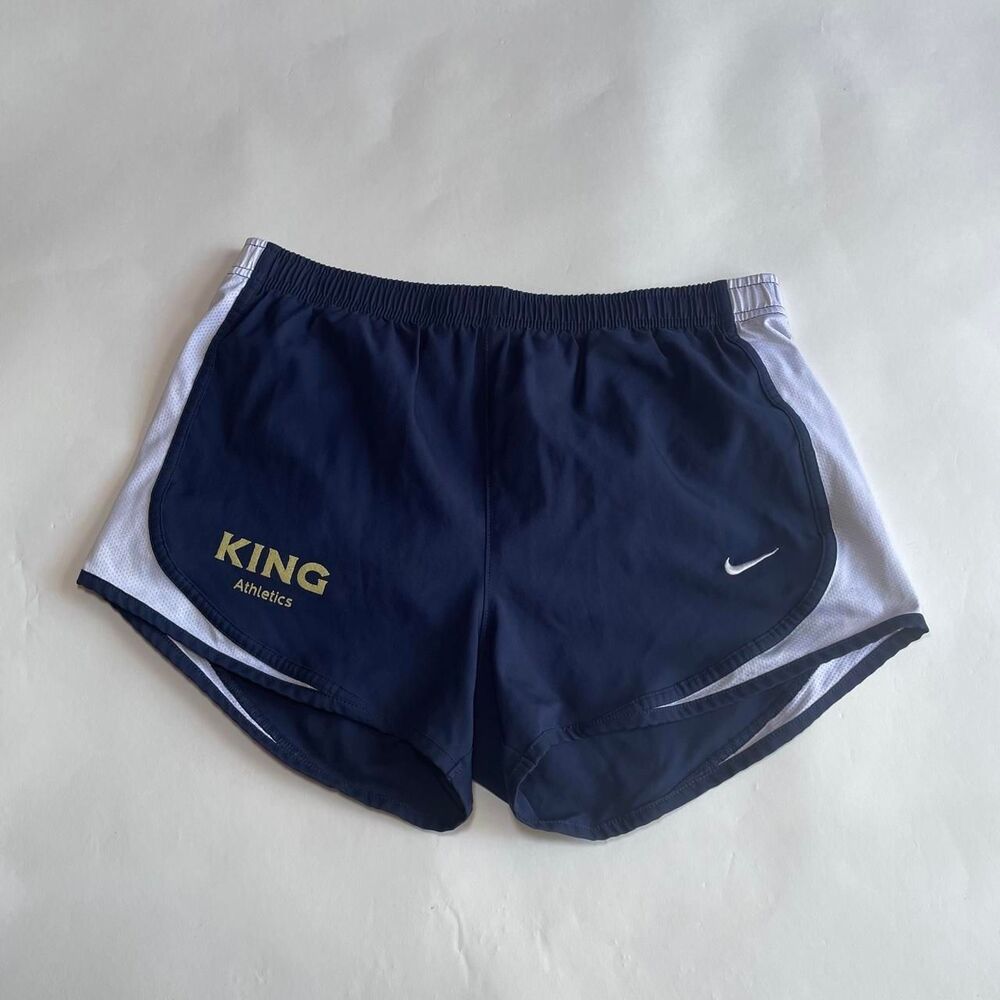 Nike Women's Navy and Blue Shorts